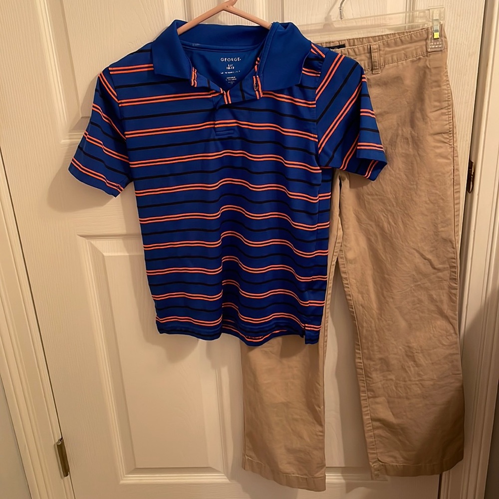 Polo Ralph Lauren khaki pants & shirt